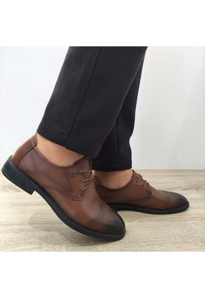 Mels Елегантни мъжки обувки B16233 Brown - Кафяви