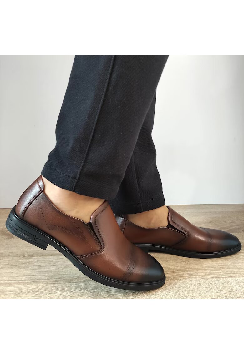 Mels Елегантни мъжки обувки B16235 Brown - Кафяви