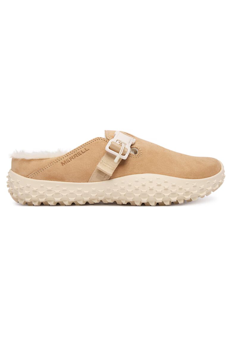 MERRELL Дамски чехли Latte Wrapt Cozy - естествена кожа