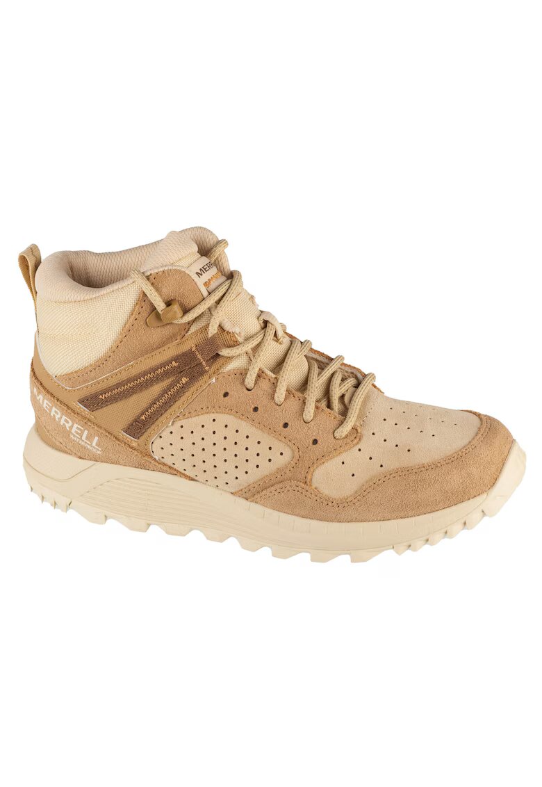 MERRELL Дамски трекинг ботуши - Wildwood Mid Leather WP J038298 - бежови