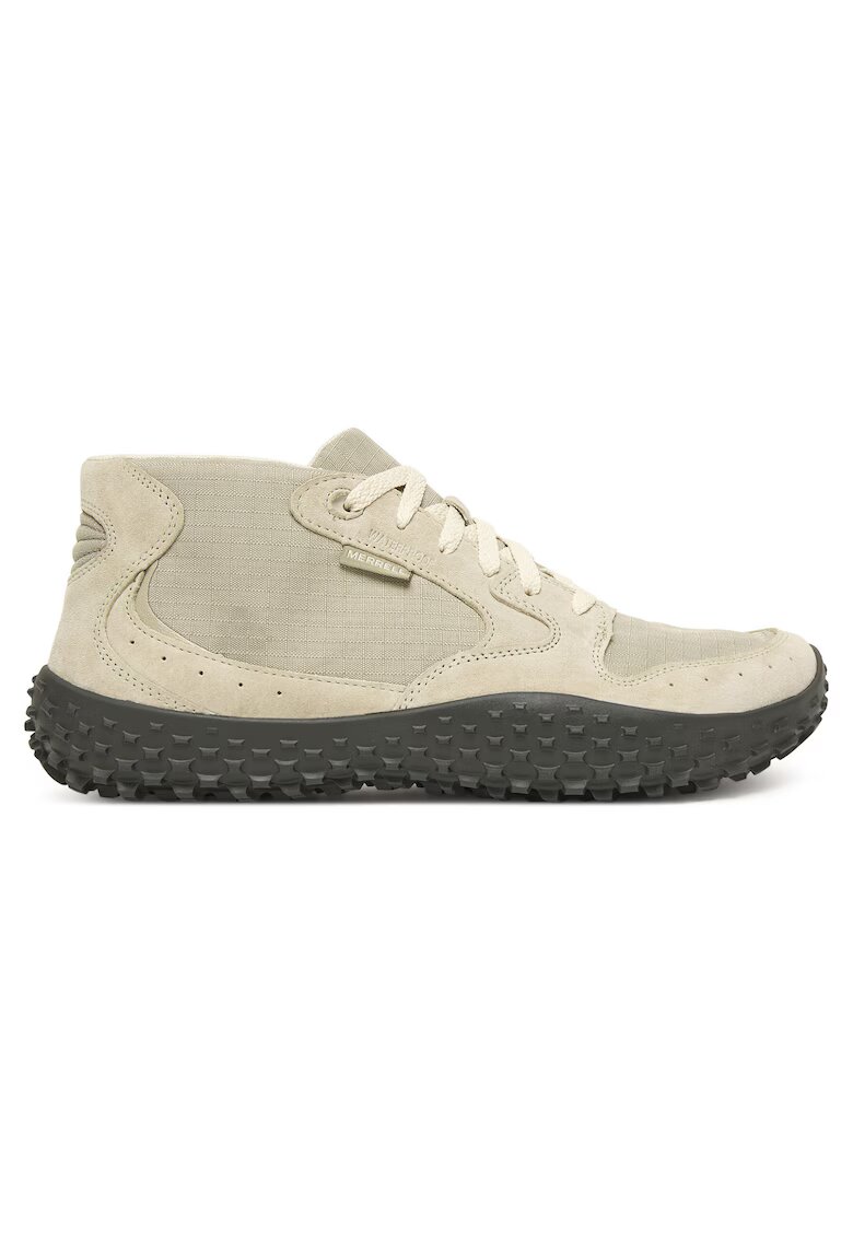 MERRELL Мъжки маратонки - текстил и естествена кожа - бежови - Barefoot технология - Quantum Grip