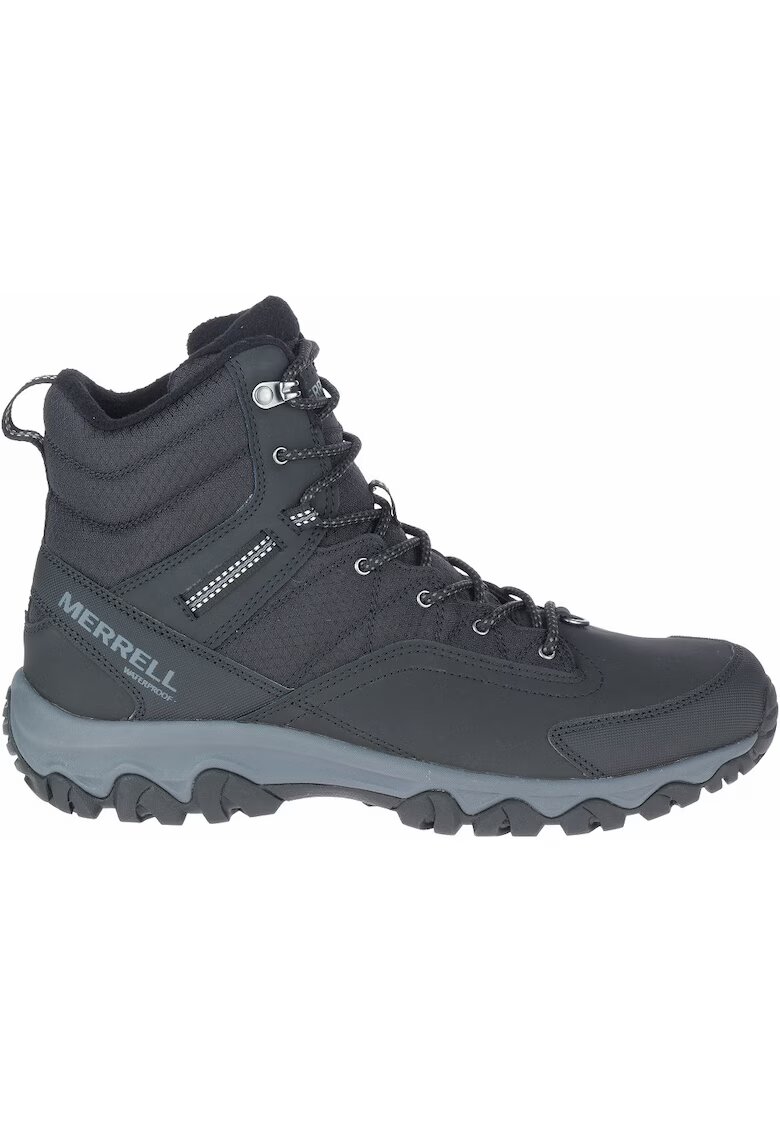 MERRELL Мъжки трекинг обувки Thermo Akita Mid - естествена кожа - антрацит