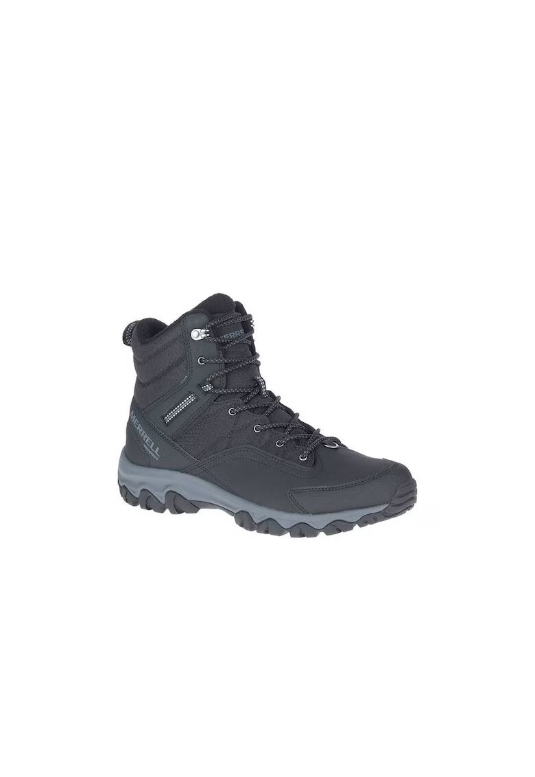 MERRELL Мъжки трекинг обувки Thermo Akita Mid - естествена кожа - антрацит - Антрацитно сиво