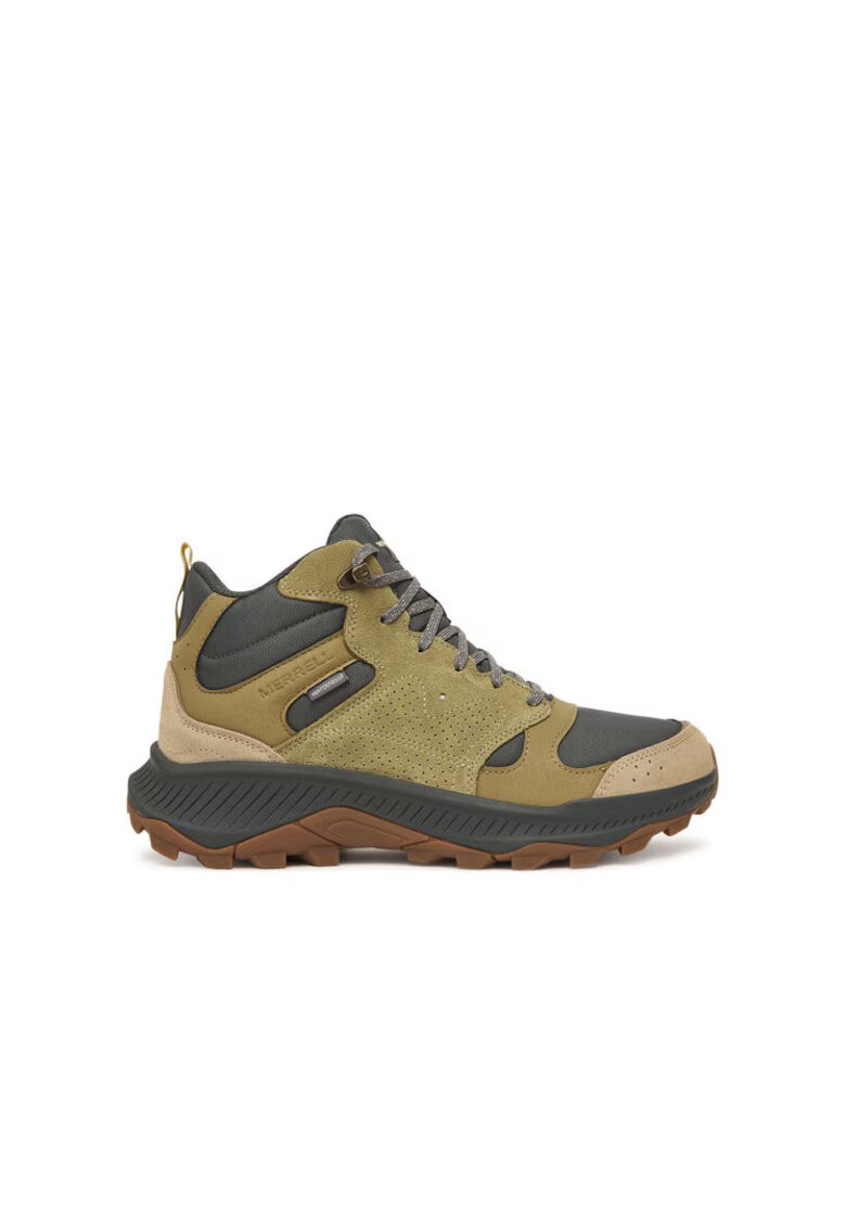 MERRELL Мъжки туристически обувки Mountain Tempo Sol Mid - многоцветни - естествена кожа