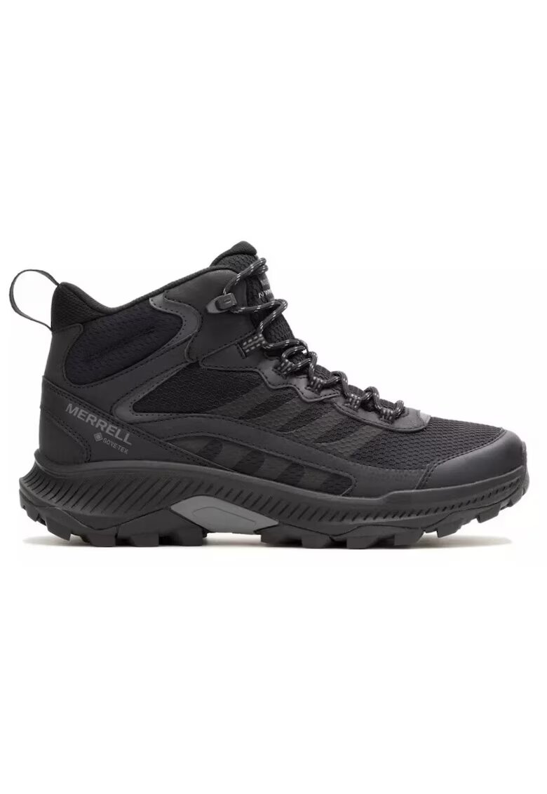 MERRELL Трекинг обувки Speed Strike 2 Mid Gtx - черни - синтетични - за мъже