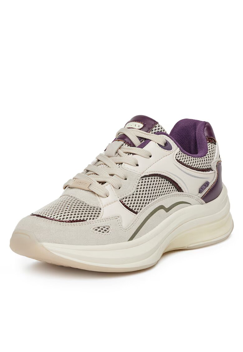 Mexx Дамски спортни обувки - MI001013951W - бежови - естествена кожа
