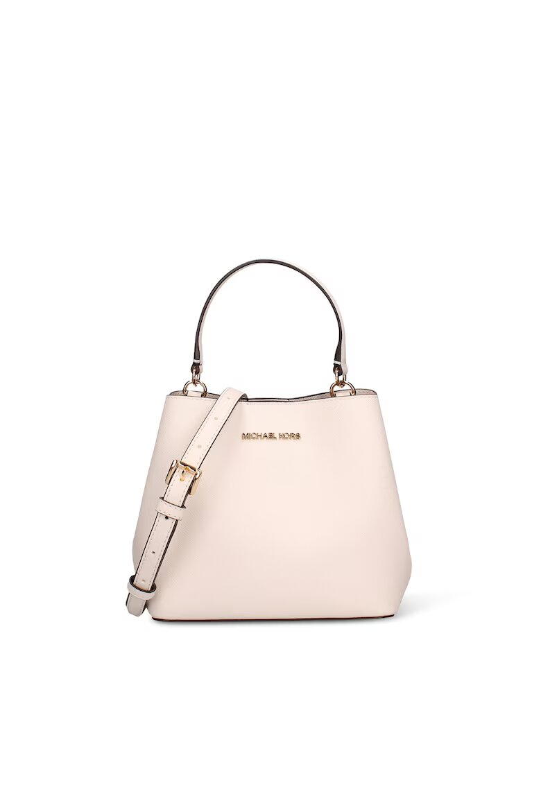 Michael Kors Чанта за рамо Aurelia Elite с отделяща се презрамка - Бял