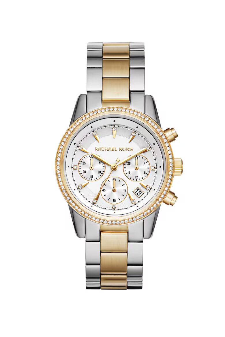 Michael Kors Часовник Bryant с хронограф Сребрист/Златист