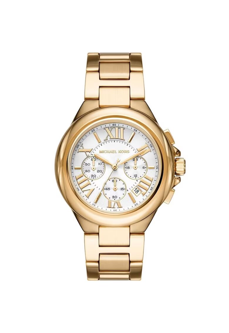 Michael Kors Часовник с хронометър и метална верижка - Златист