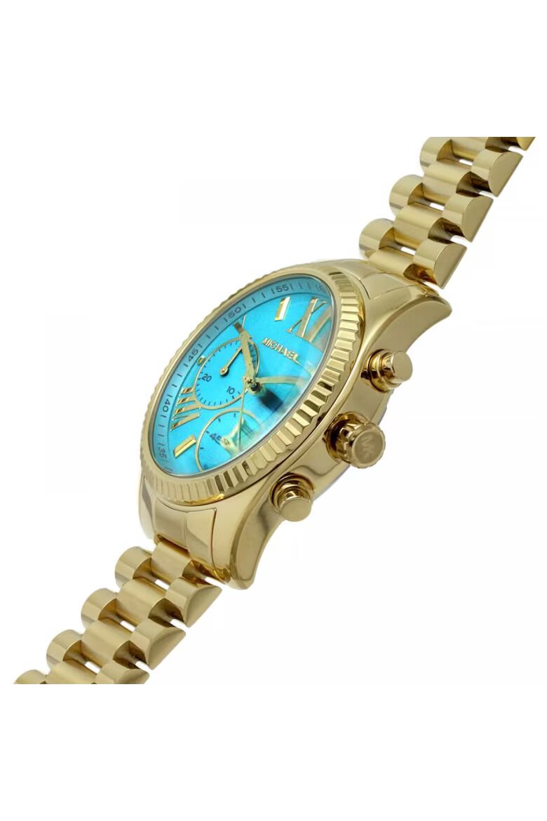 Michael Kors Дамски часовник Lexington Аналогов 822380332 Златист