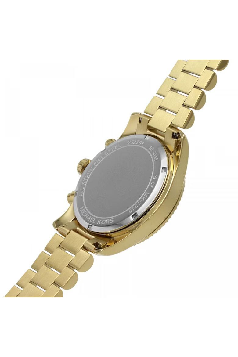 Michael Kors Дамски часовник Lexington Аналогов 822380332 Златист