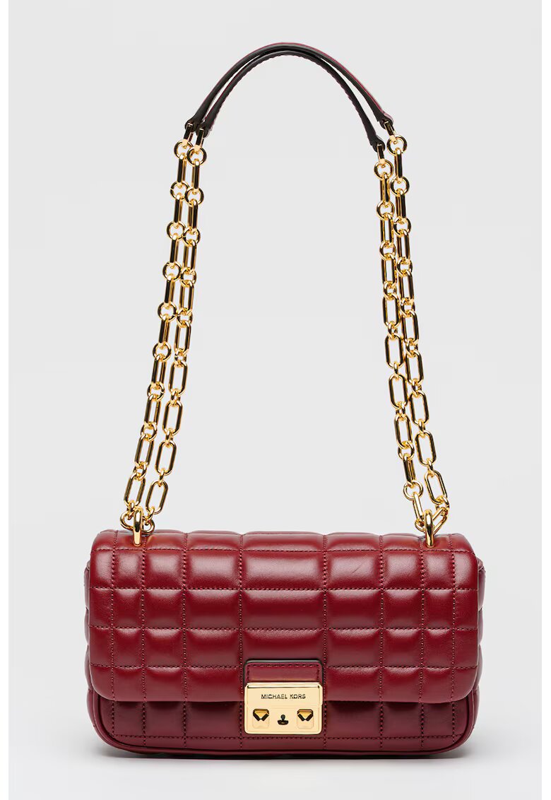 Michael Kors Капитонирана кожена чанта за рамо Tribeca