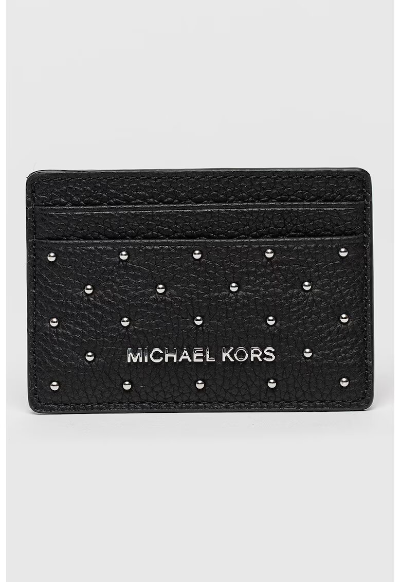 Michael Kors Кожен калъф за карти с нитове