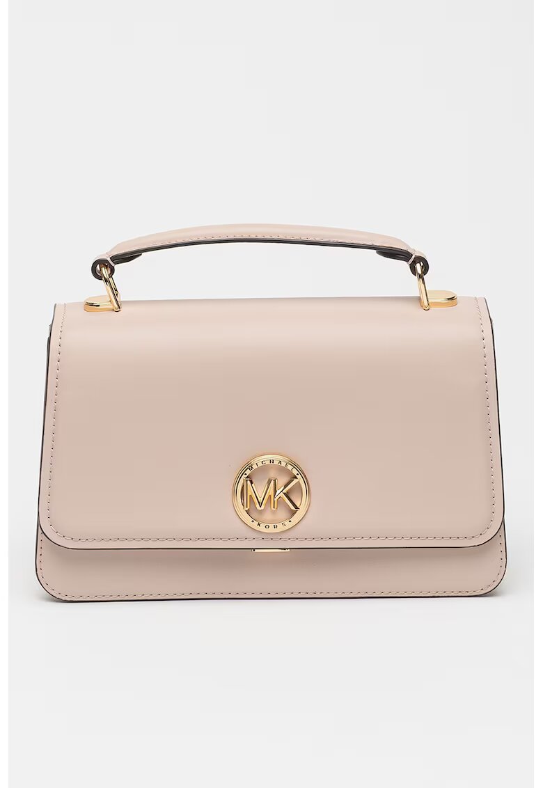 Michael Kors Кожена чанта през рамо Delancey