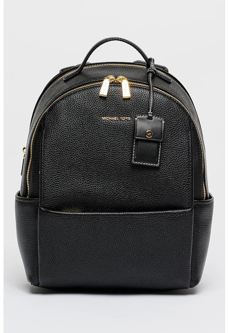 Michael Kors Кожена раница Sable - Черен
