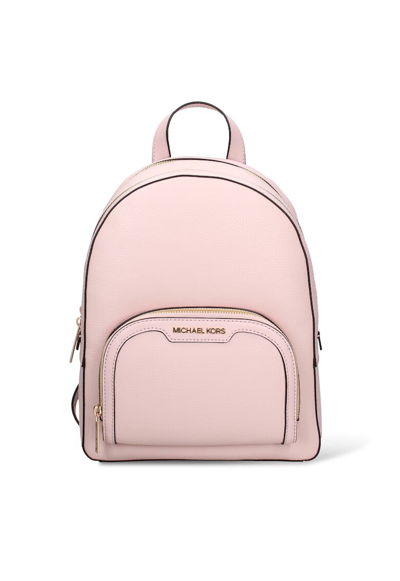 Michael Kors Кожена раница Valoria Prime с две отделения - Пастелнорозов