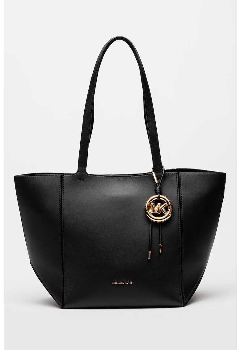 Michael Kors Кожена шопинг чанта Jordi с лого