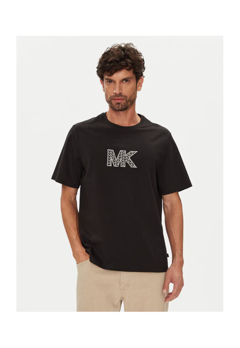 Michael Kors Мъжка тениска - черна - памук