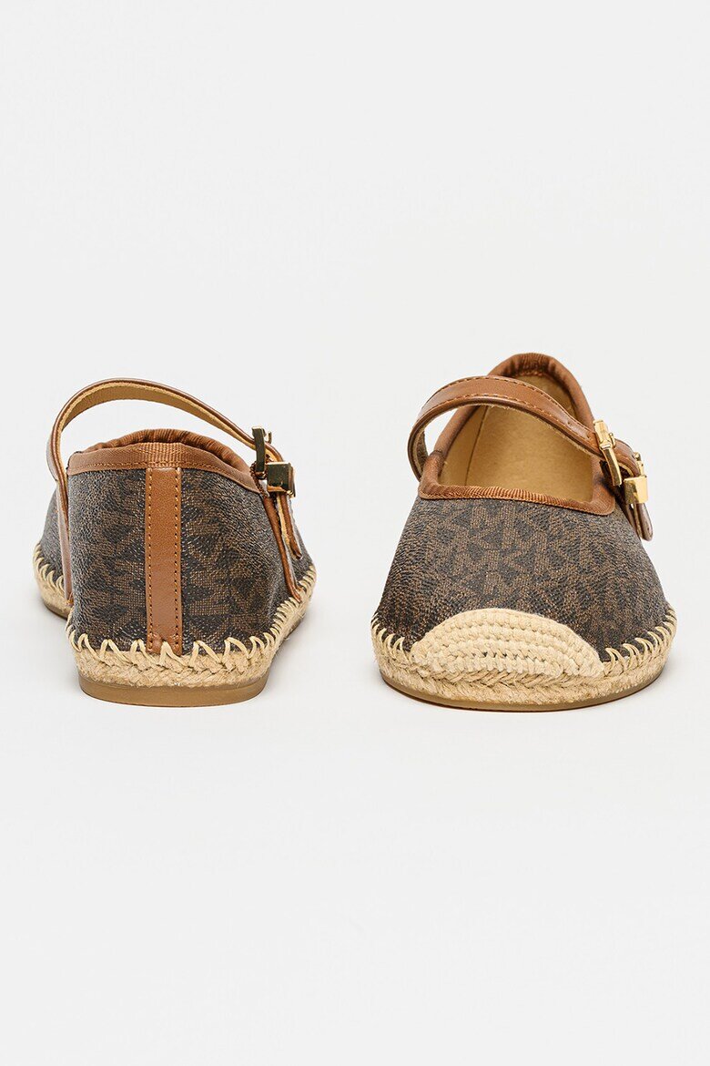 Michael Kors Пантофки Lynn Signature тип Mary Jane с монограм Кафяв