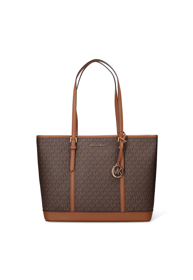 Michael Kors Шопинг чанта Celestia Nova с монограм - Кафяв