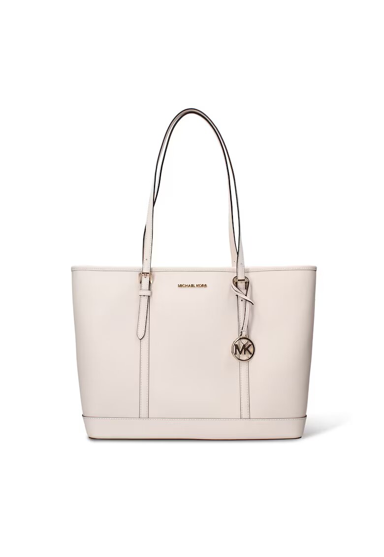 Michael Kors Шопинг чанта Valoria Nova от кожа - Крем