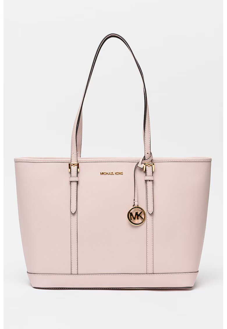 Michael Kors Шопинг чанта Valoria Nova от кожа - Пастелнорозов