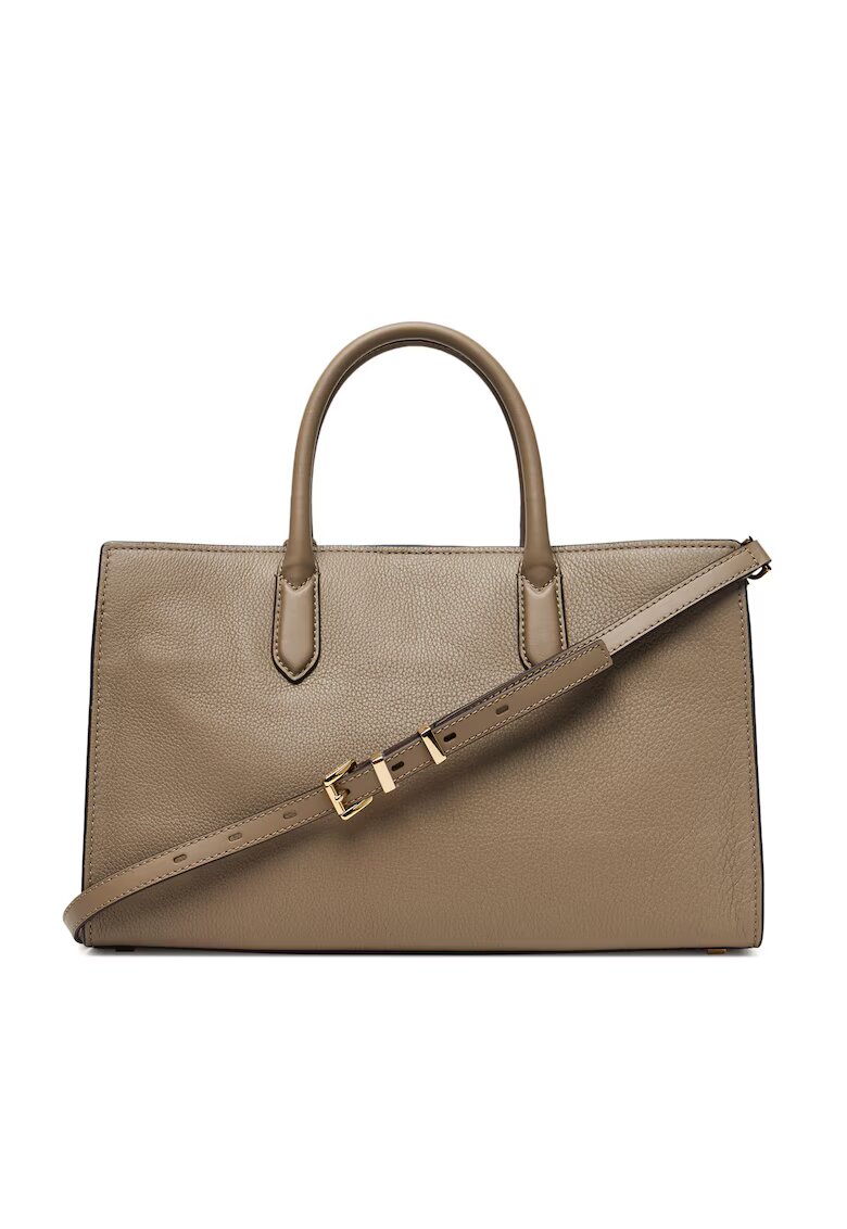 Michael Michael Kors Дамска чанта Birch 115 - цвят Scarlett - от естествена кожа