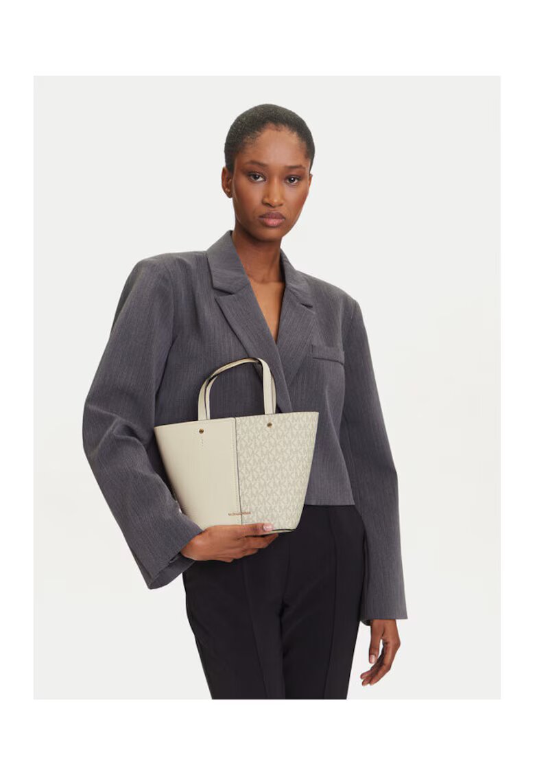Michael Michael Kors Дамска чанта Van/Cream - естествена кожа - 32T5GFFC1B