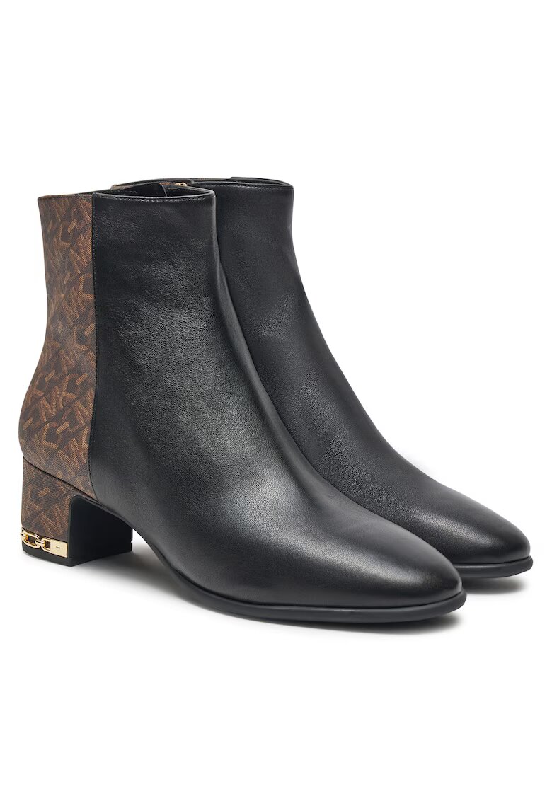 Michael Michael Kors Дамски боти 40F4JUME6L - Естествена кожа - Кафяв/Черен