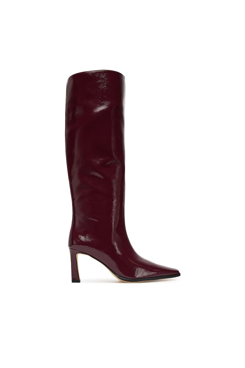 Michael Michael Kors Дамски ботуши естествена кожа ток тип стилето червен