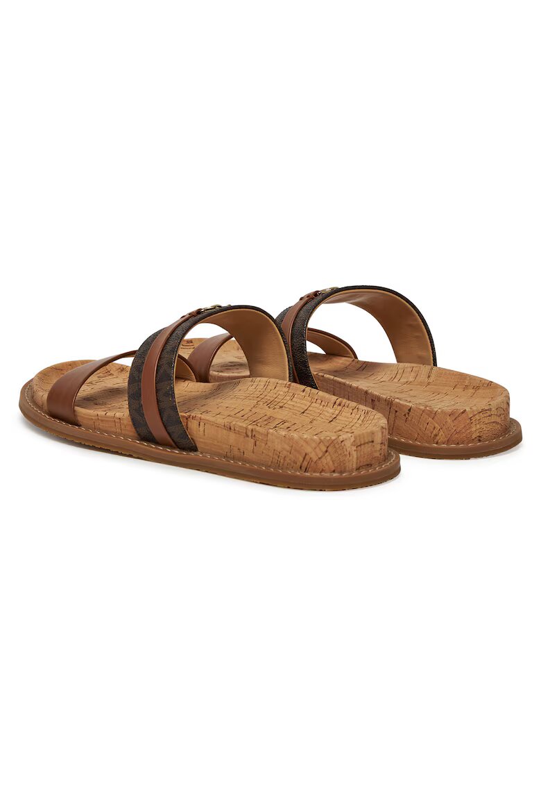 Michael Michael Kors Дамски чехли кафяви - 227 Mandy - кожа