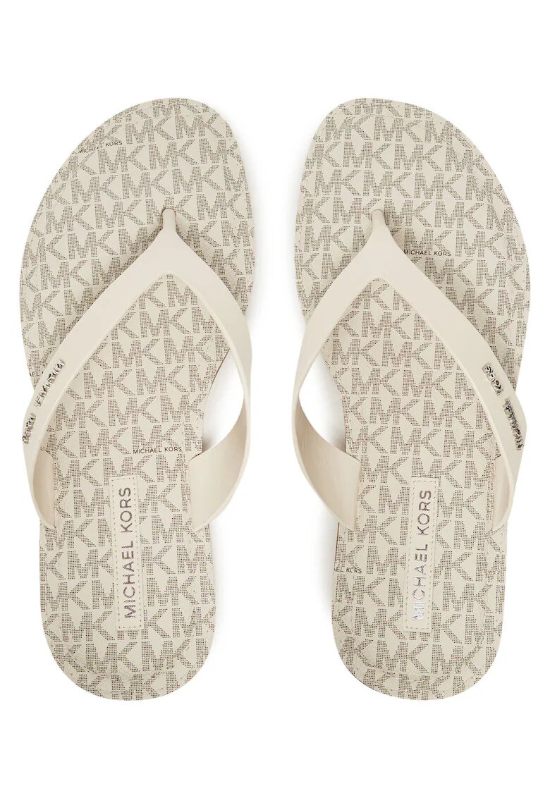 Michael Michael Kors Дамски чехли Lt Cream - естествена кожа
