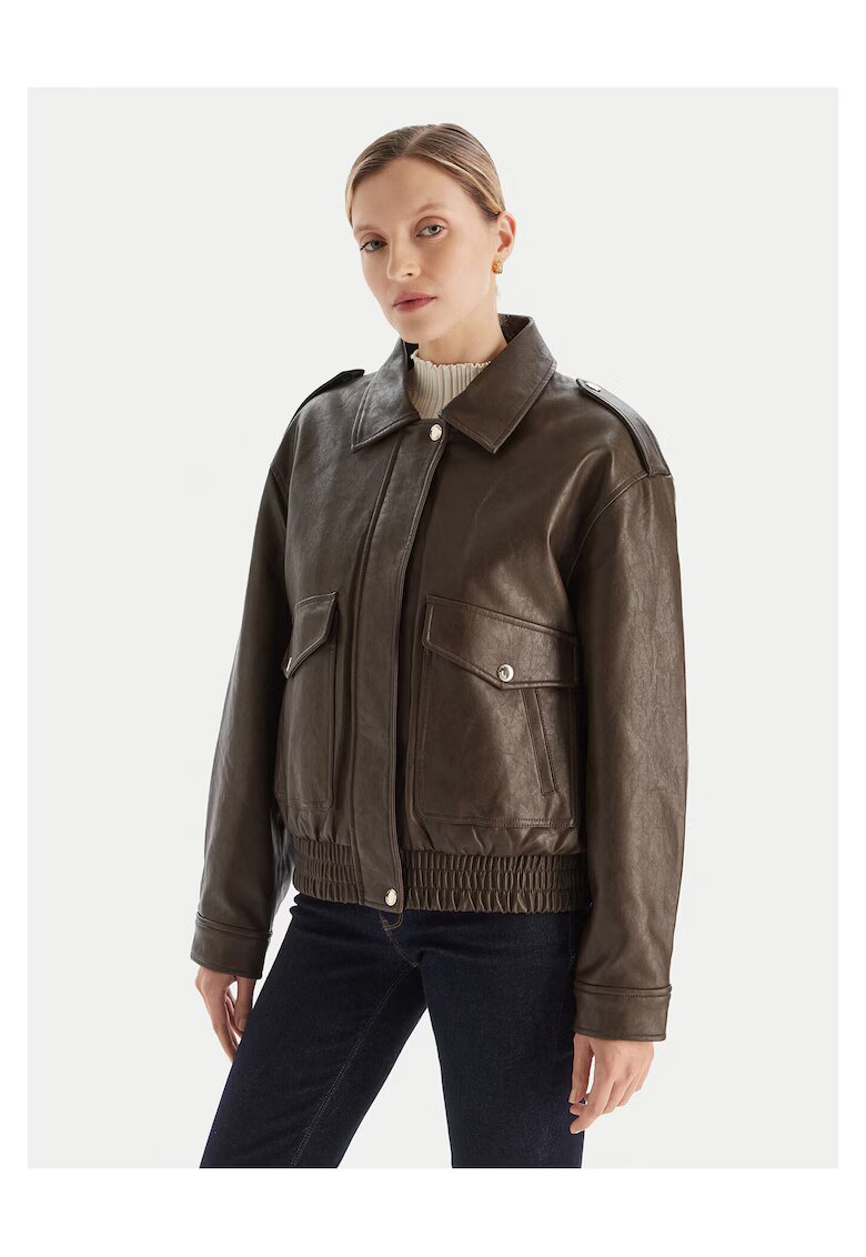 Michael Michael Kors имитация на кожа жени кафяв - Кафяв