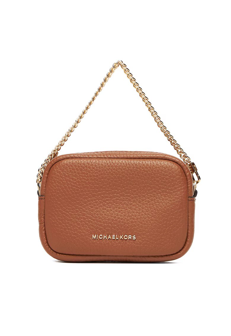 Michael Michael Kors Ключодържател Michael Kors Luggage 230 - естествена кожа - цвят Luggage