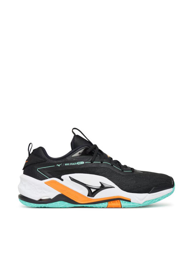 Mizuno Мъжки спортни обувки X1GA2400 - черен - мандарина