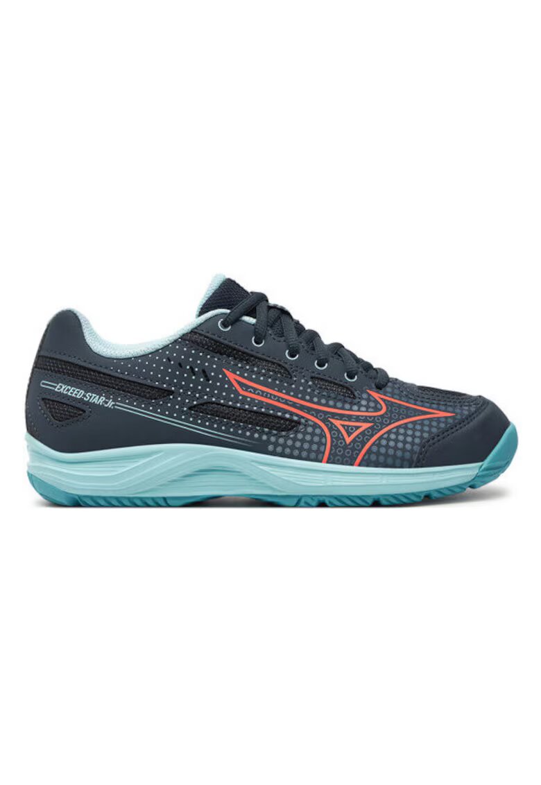 Mizuno Мъжки тенис обувки 304586941 - Екокожа - Сини