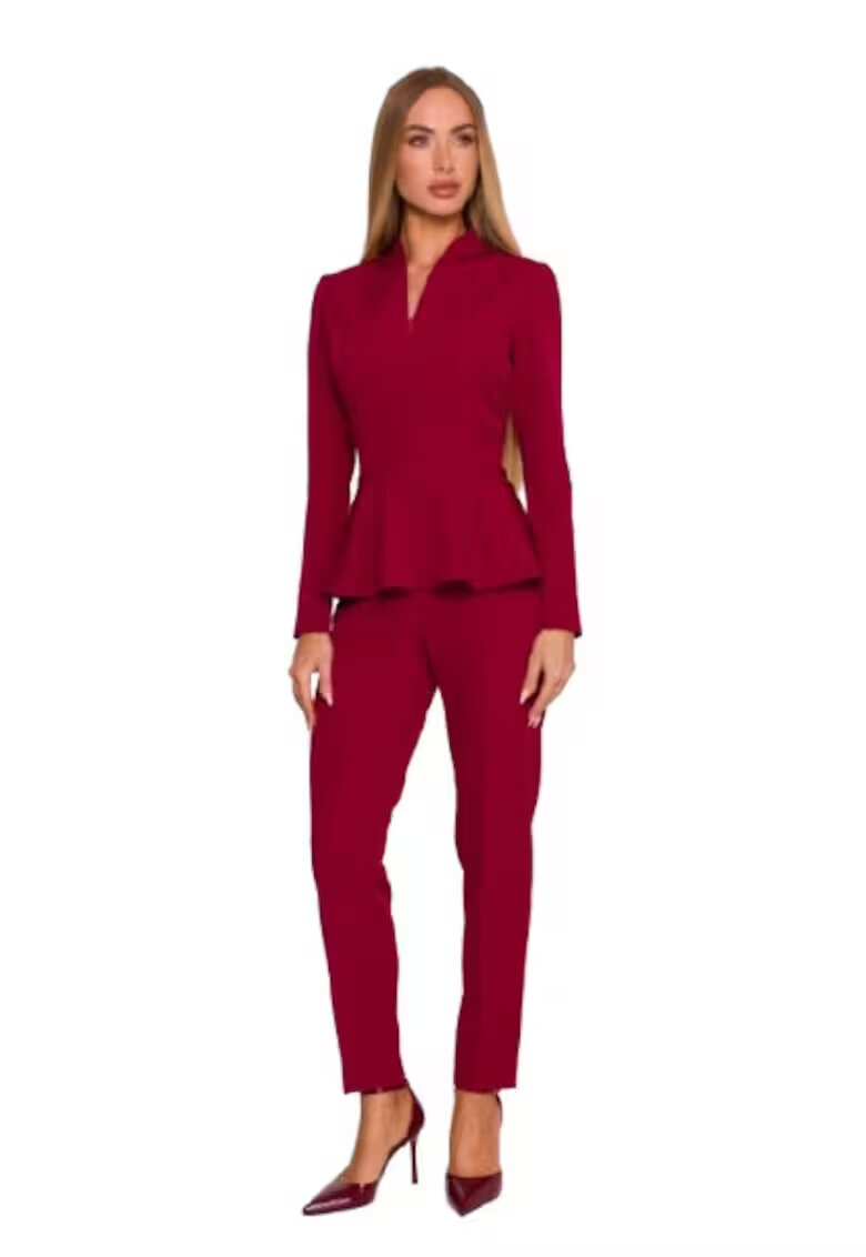 MOE M878 Peplum - Bordeaux