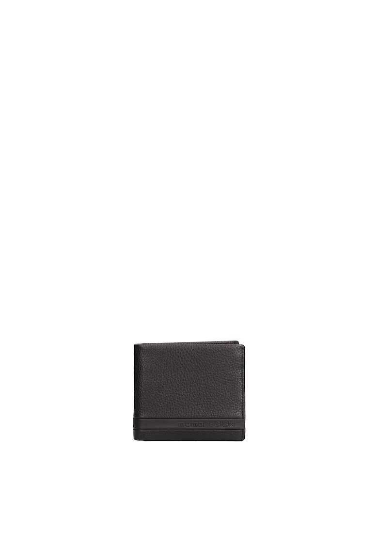 MOMO DESIGN Кожен портфейл Erebo Pro - Черен