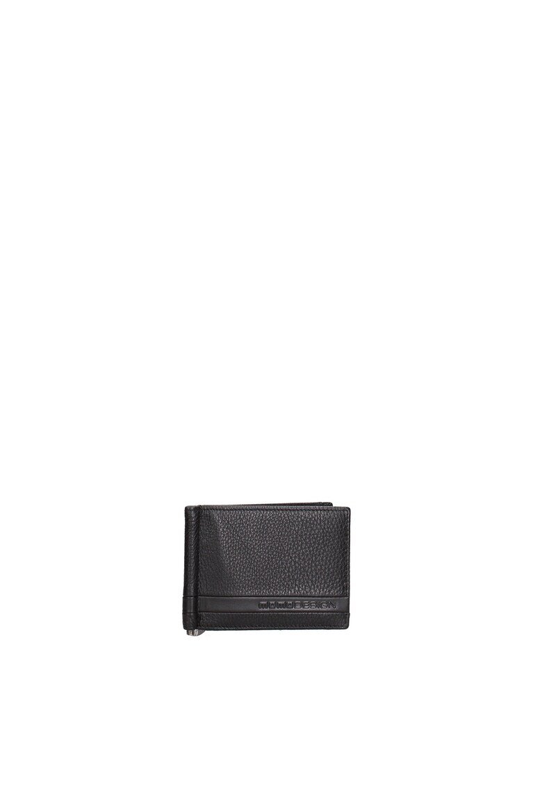 MOMO DESIGN Кожен портфейл Lysander Chic - Черен