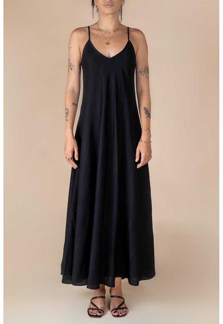 Monarh design A Line Linen Long Dress
