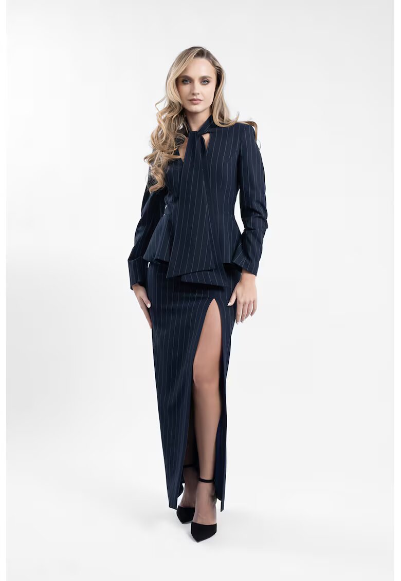 Monarh design Дълга пола Navy Stripe