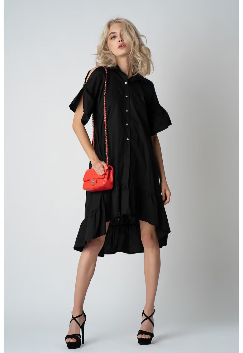 Monarh design Rochie-camasa asimetrica