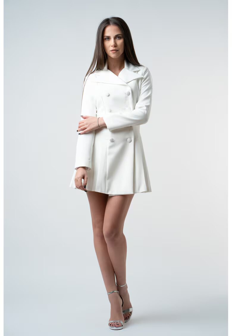 Monarh design Rochie sacou cu pliuri