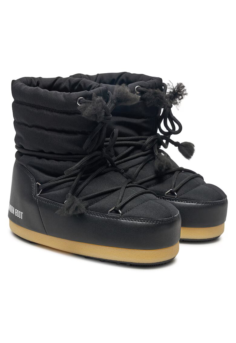 Moon Boot Ботуши Black Evx Light - екологична кожа -