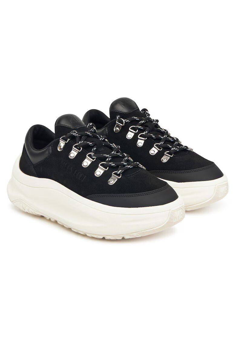 Moon Boot Дамски кецове N001 Moon247 80D2490050 - естествена кожа - черни