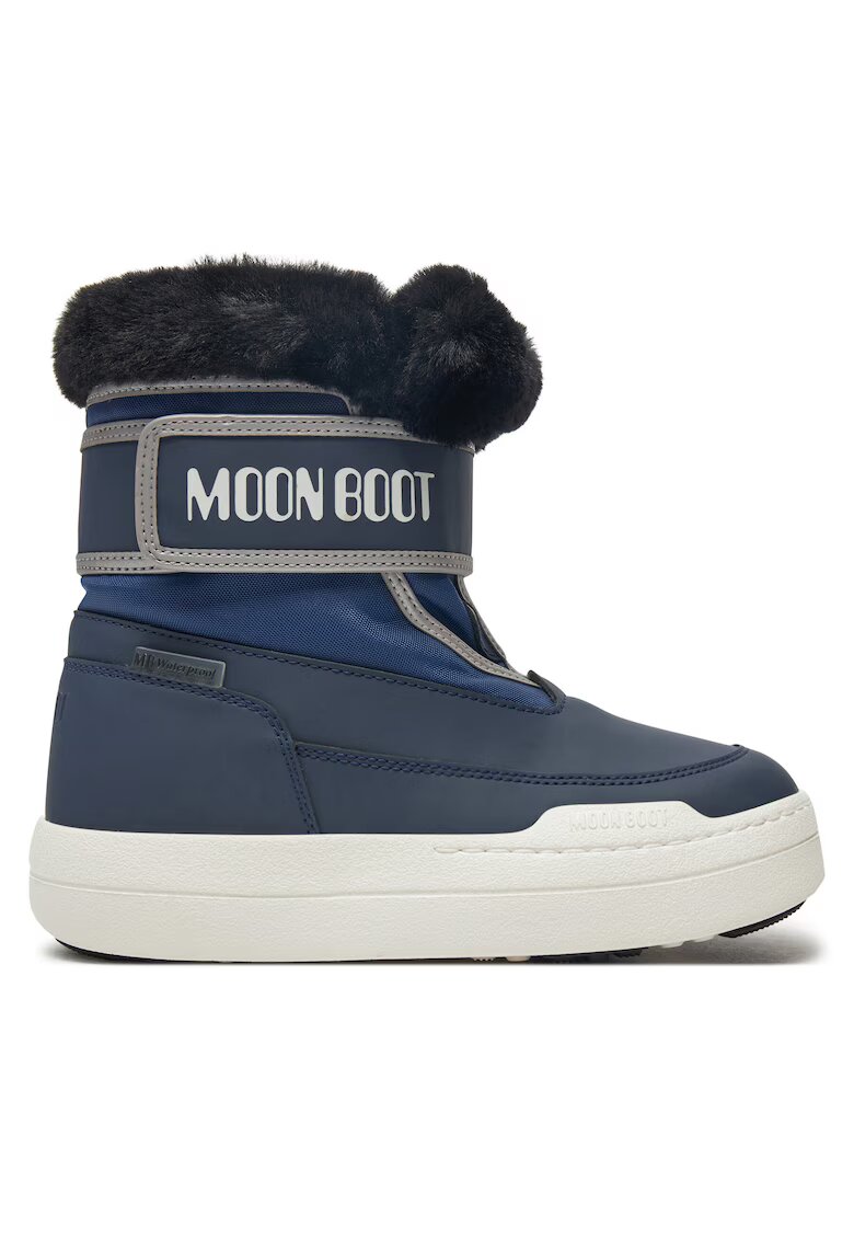 Moon Boot Детски ботуши за сняг Blue D - сини - текстил