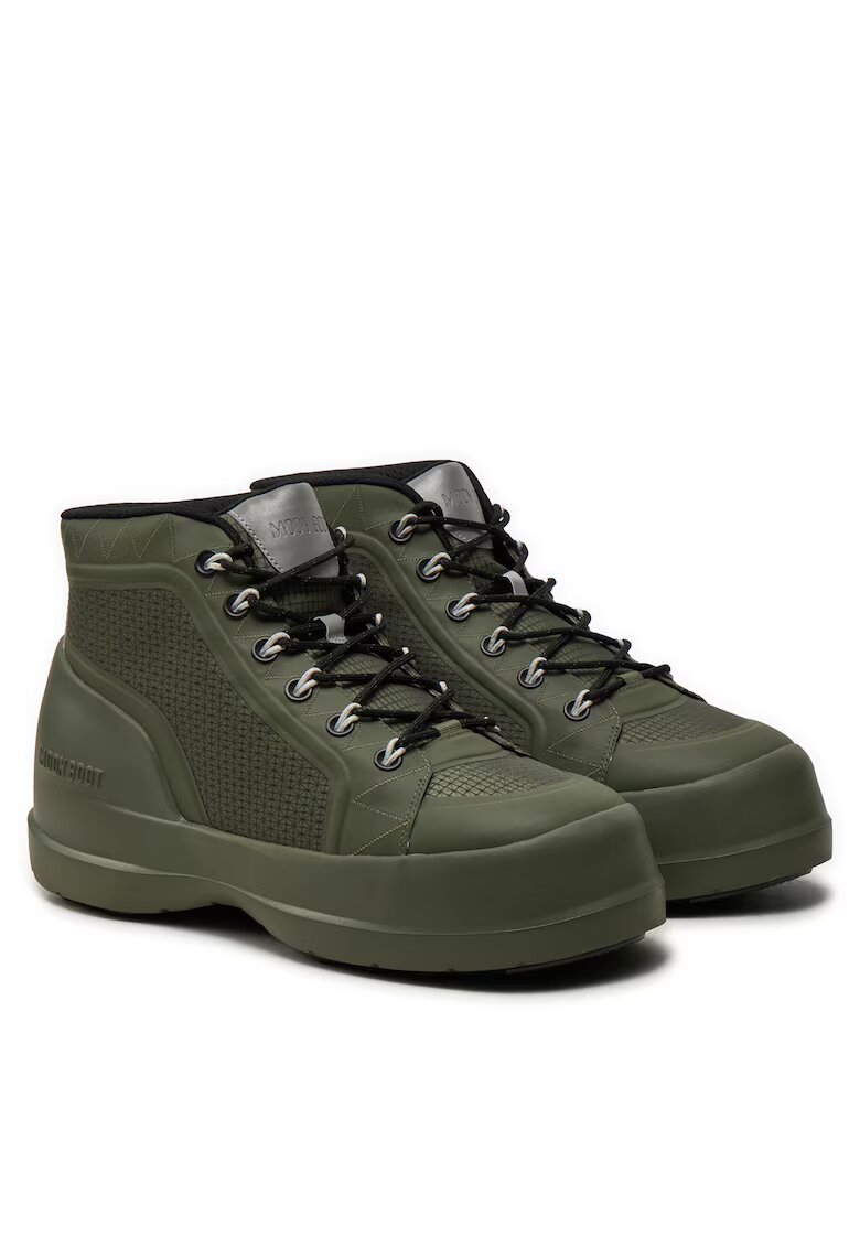 Moon Boot Мъжки ботуши Luna Trek Mid - велур - зелени