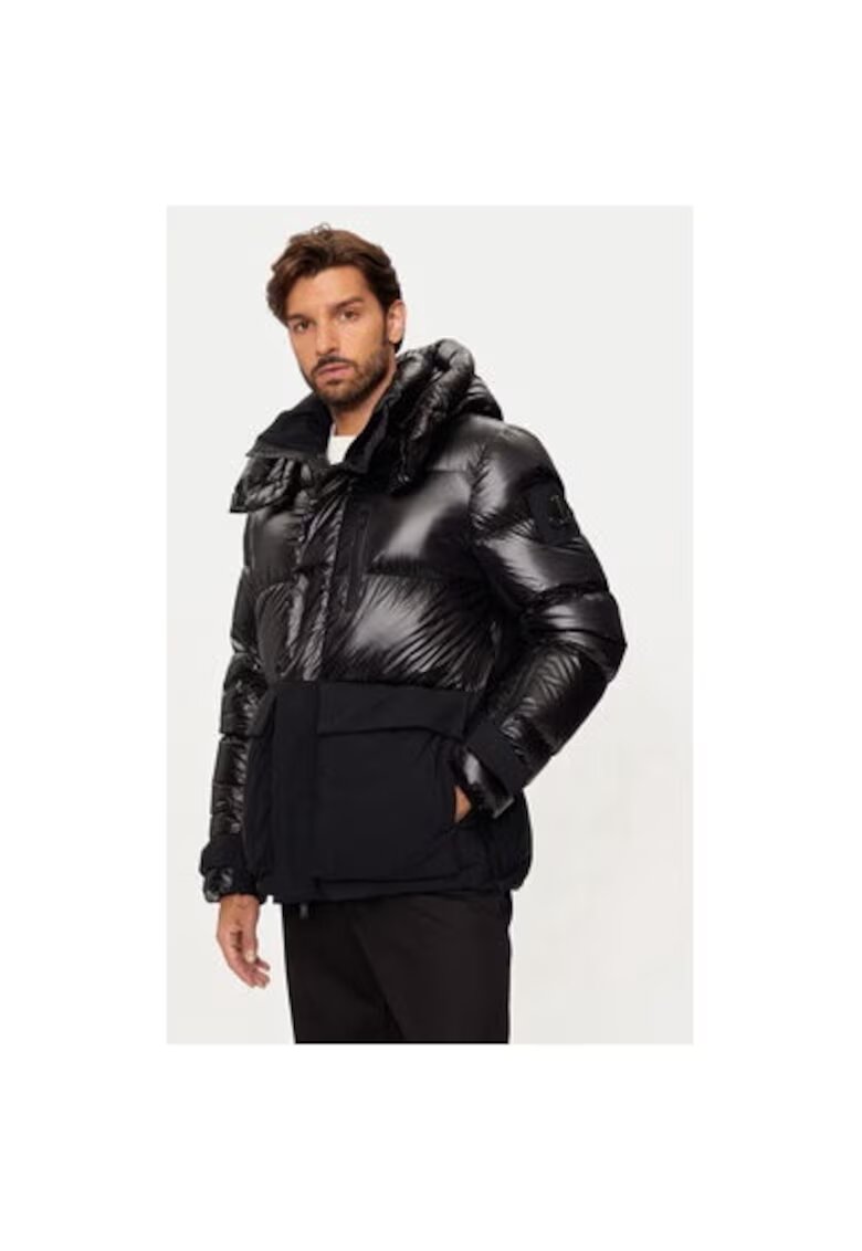 Moose Knuckles Мъжко яке - 304452956 - Полиамид - Черно - Черен