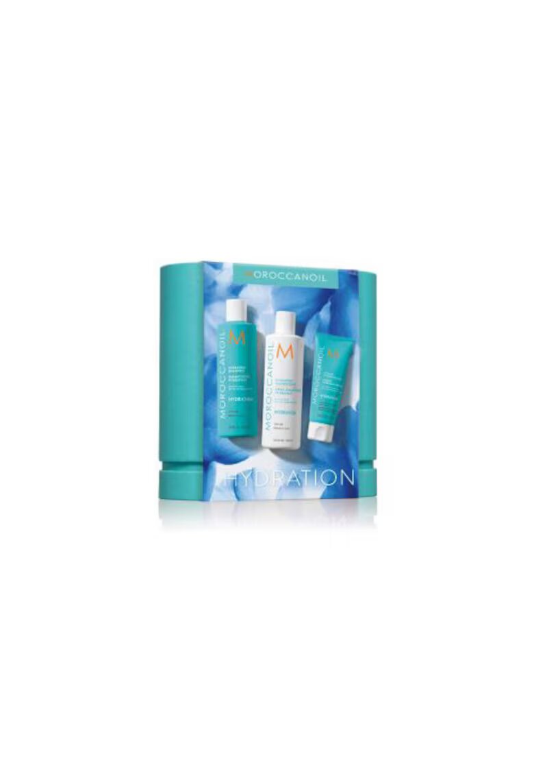 Moroccanoil Комплект Spring за хидратация на косата - състоящ се от Шампоан + Хидратиращ балсам 250 мл + Интензивно хидратираща маска 75 мл