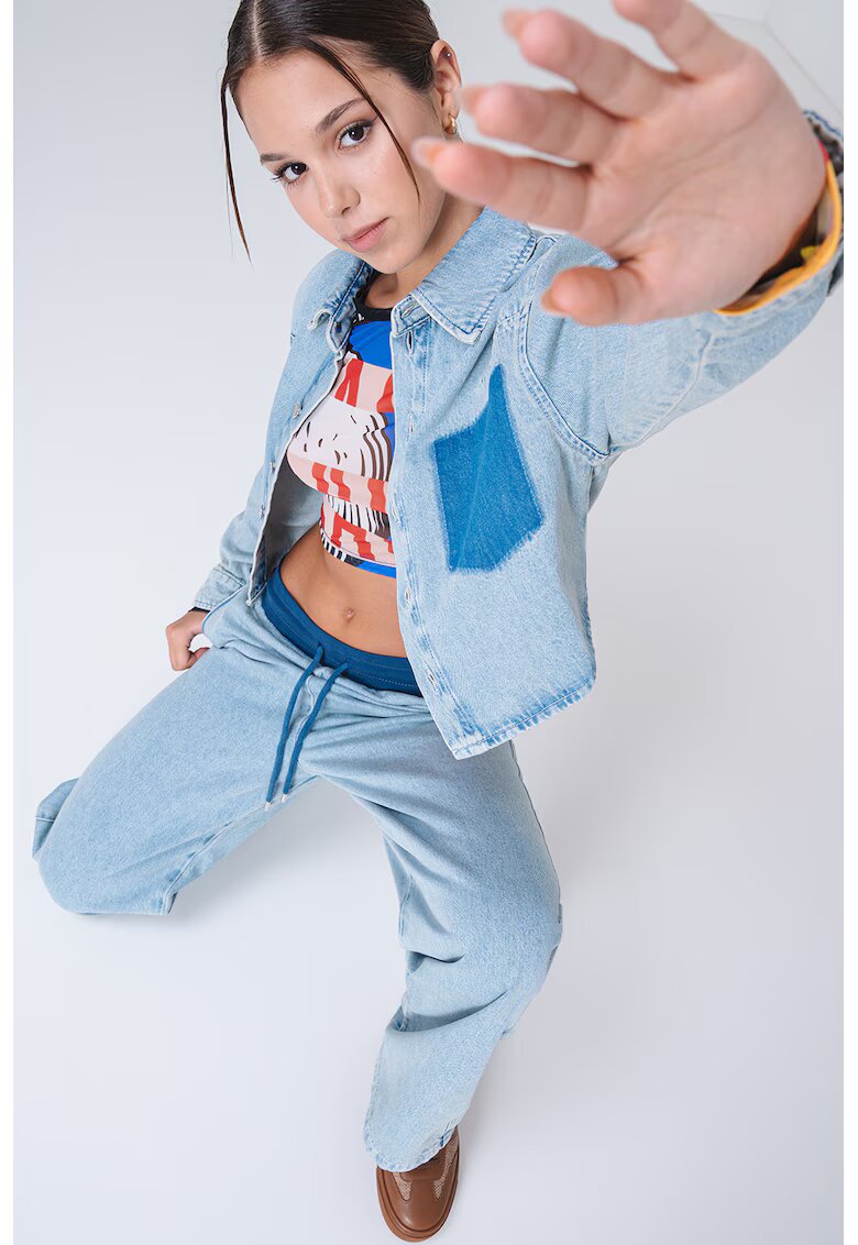 Moschino Jeans Късо яке от деним